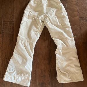 The North Face Women's White Snow Pants